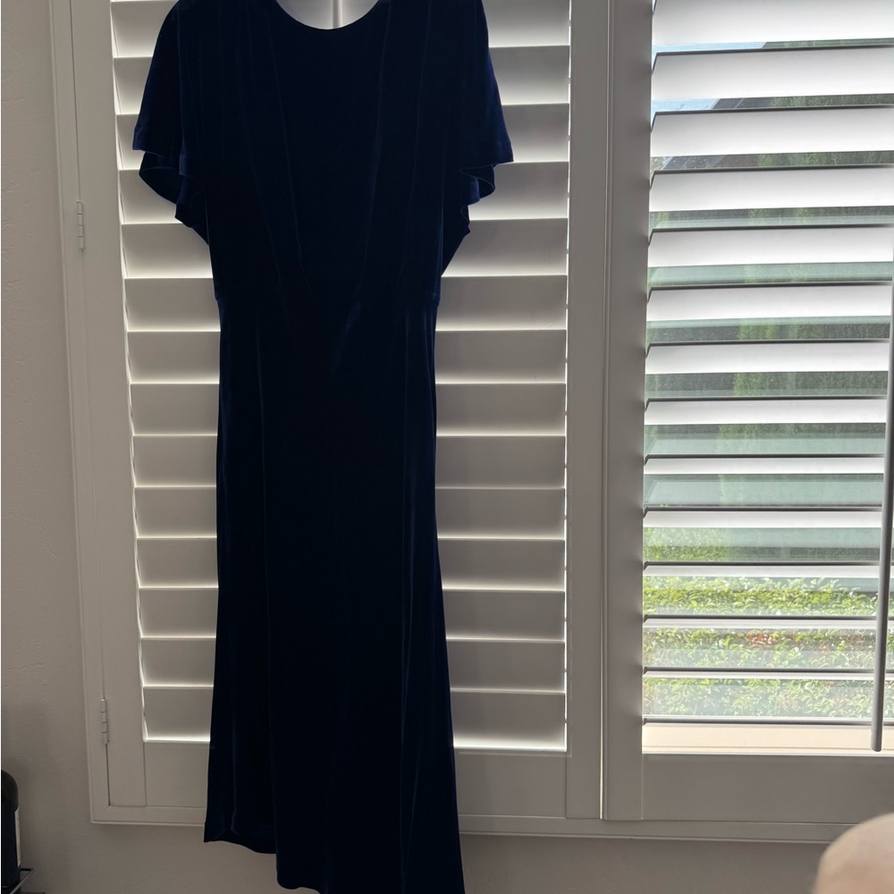 St. John Collection Navy Maxi Dress